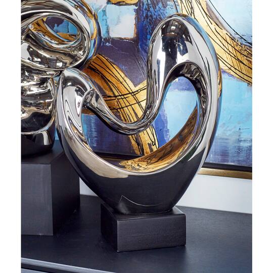 14" Porcelain Modern Abstract Sculpture